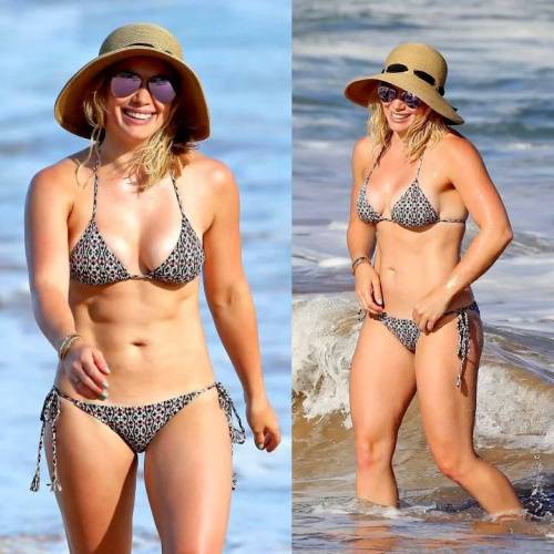 Hilary Duff Sexy Paparazzi Bikini Beach Set Leaked - jizzy.org on pornlista.com