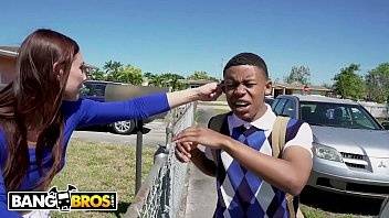 BANGBROS - Young Black Student Lil D Gets Anatomy Lesson From Aidra Fox - xvideos.com on pornlista.com