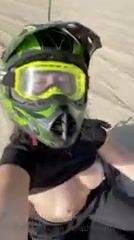 Claudia Tihan Topless ATV Ride - thothub.to on pornlista.com