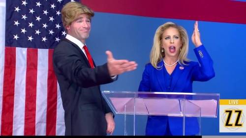 Trump gone mad on hot blonde parody with Cherie DeVille - hellporno.com on pornlista.com