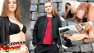 GERMAN SCOUT - PETITE TEEN (18) Olivia Sparkle Seduce to Casting Sex - porndude.me - Germany on pornlista.com