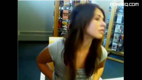 Girlfriend Amateur Teen Videos Vol 27 20 Videos My GF flashing her tits and pussy in the library - new.porneq.com on pornlista.com