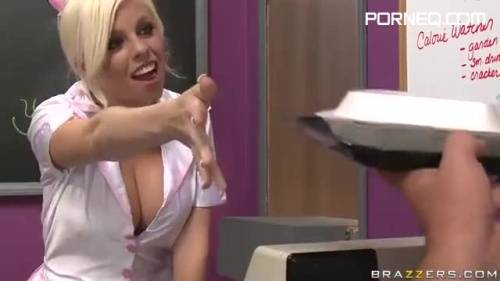 Busty Blonde Waitress Britney Amber Getting Fucked Hard b - new.porneq.com on pornlista.com