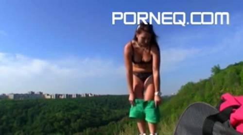 Beautiful eurobabe poses on cam and fucked in public location Sex Video - new.porneq.com on pornlista.com