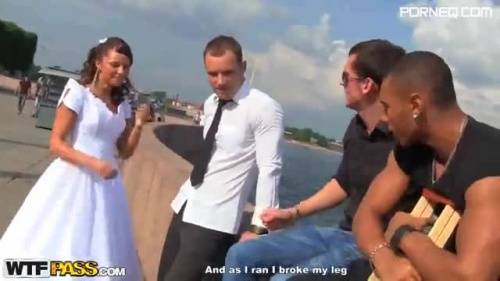 Racy Russian bride ends up getting gang banged - new.porneq.com - Russia on pornlista.com