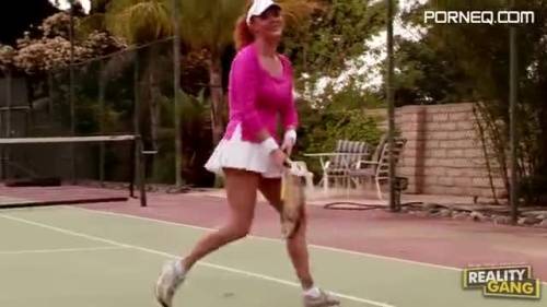 Redhead Bonks Her Tennis Tutor - new.porneq.com on pornlista.com