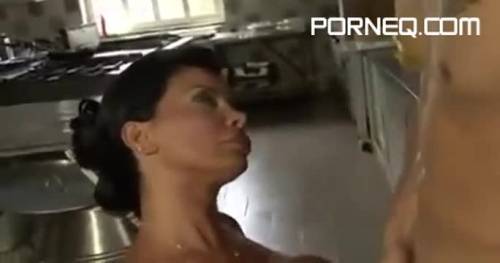 Sexy lady with great boobs is showing her cocksucking skills - new.porneq.com on pornlista.com